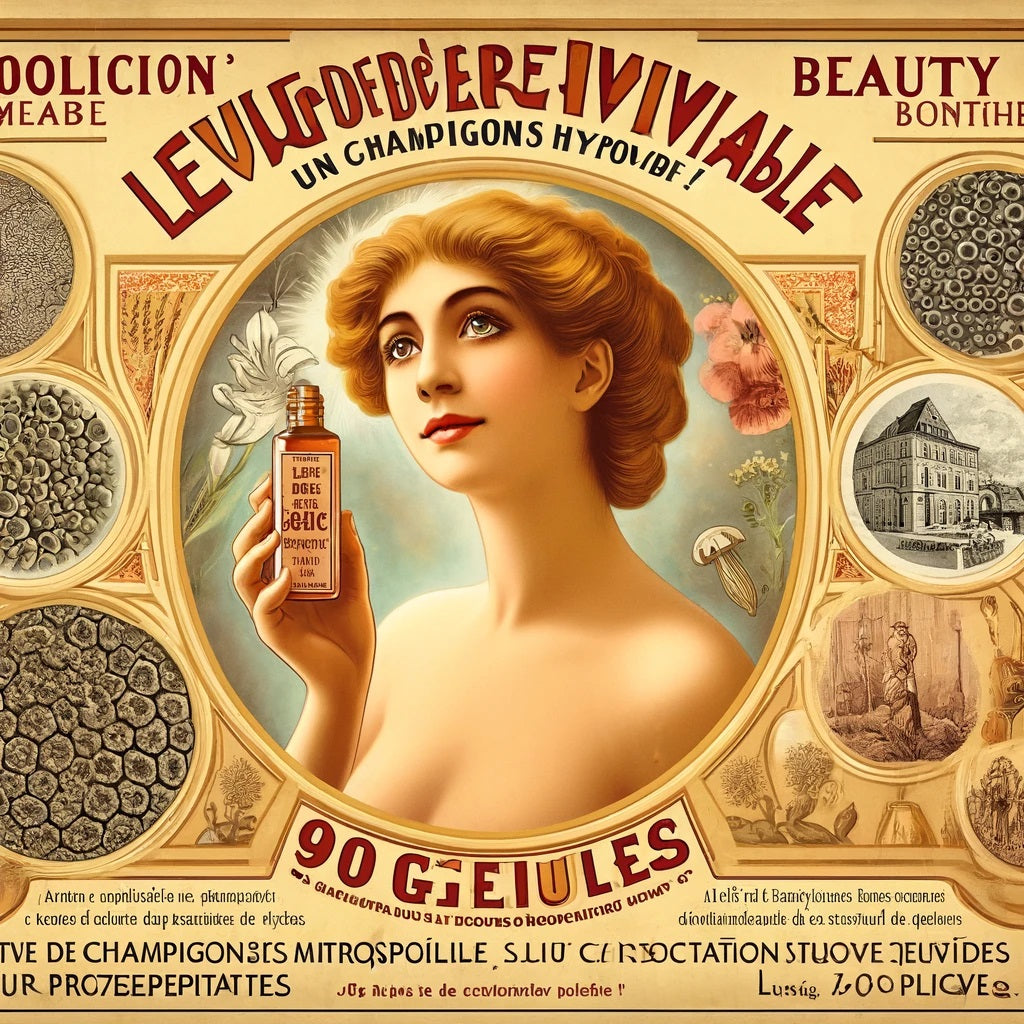Levure de Bière Revivifiable | 90 Gélules | Gamme Beauty | Fabriqué en France | "Un Champignon Hyperactif!"