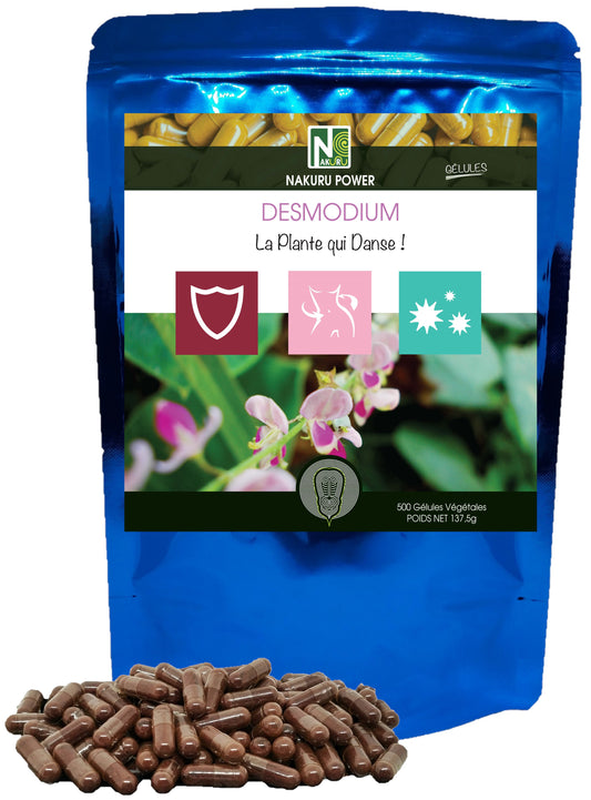 Desmodium | 500 Gélules | Gamme Power | Fabriqué en France | "La Plante qui Danse !" (Copie)