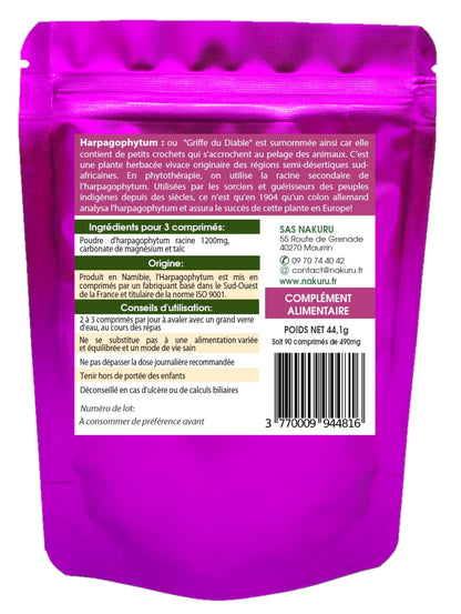 Harpagophytum | 90 Comprimés | Gamme Équilibre | Fabriqué en France | "La Griffe du Diable!"