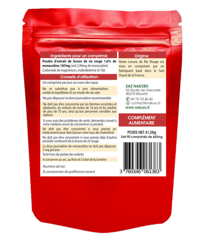 Levure de Riz Rouge | 90 Comprimés | Gamme Boost | Fabriqué en France | "Le Diamant du Soleil Levant !"