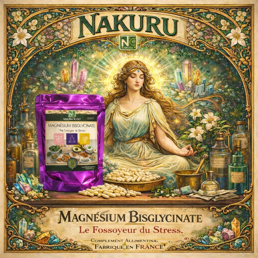 Magnésium Bisglycinate | 500 Gélules Végétales | Gamme Boost | Fabriqué en France | "Le Fossoyeur de Stress !"