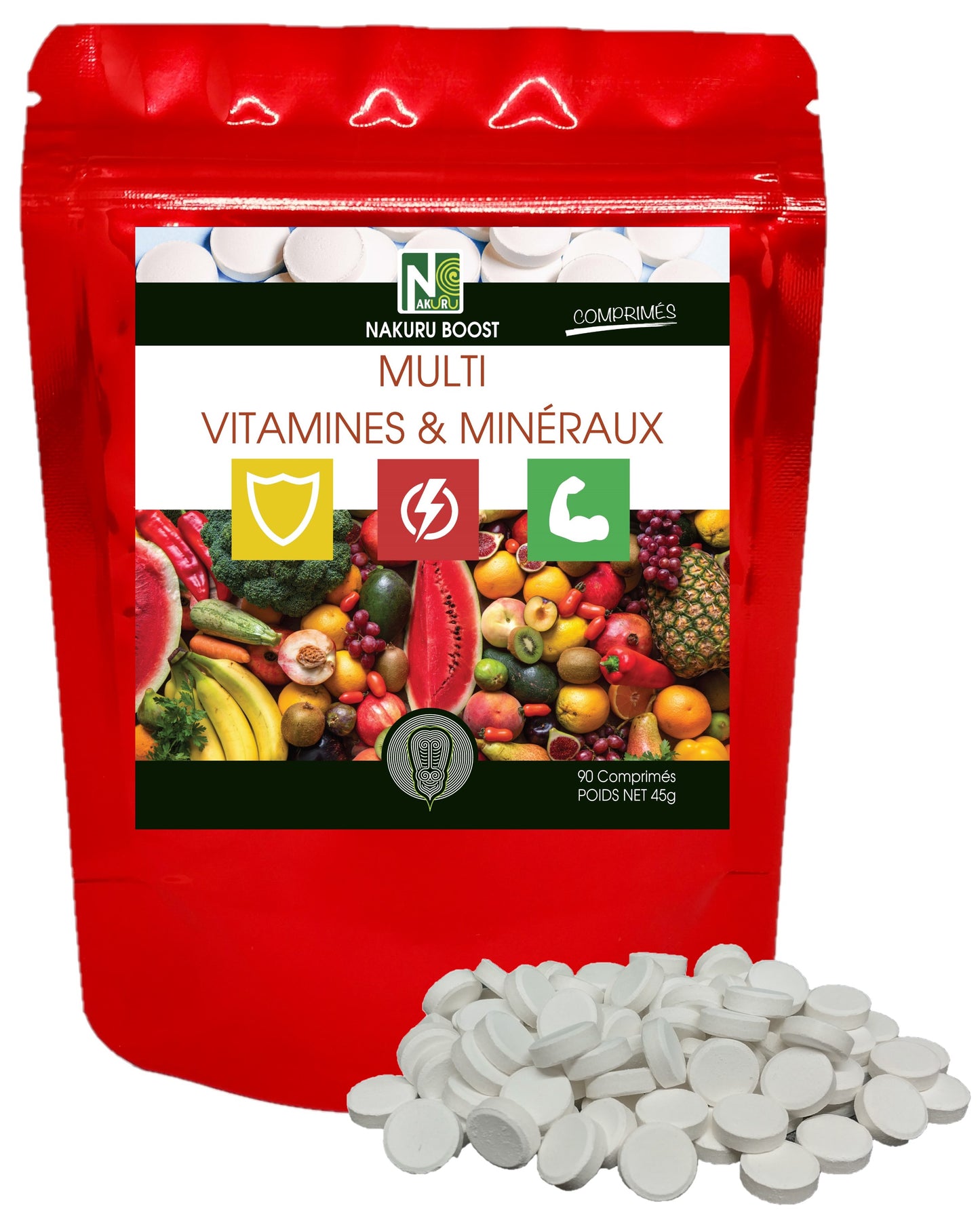 Multi Vitamines & Minéraux | 90 Comprimés | Gamme Boost | Fabriqué en France