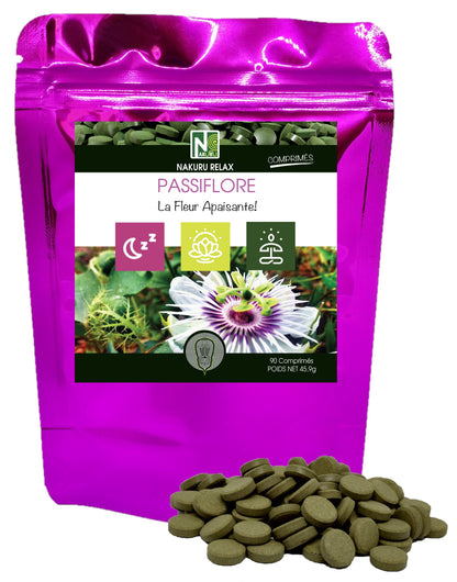 Passiflore | 90 Comprimés | Gamme Relax | Fabriqué en France | "La Fleur Apaisante!"