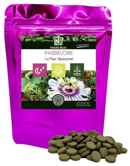 Passiflore | 90 Comprimés | Gamme Relax | Fabriqué en France | "La Fleur Apaisante!"