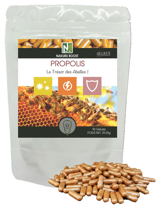 Propolis | 90 Gélules |Gamme Boost | Fabriqué en France | "Le Trésor des Abeilles !"