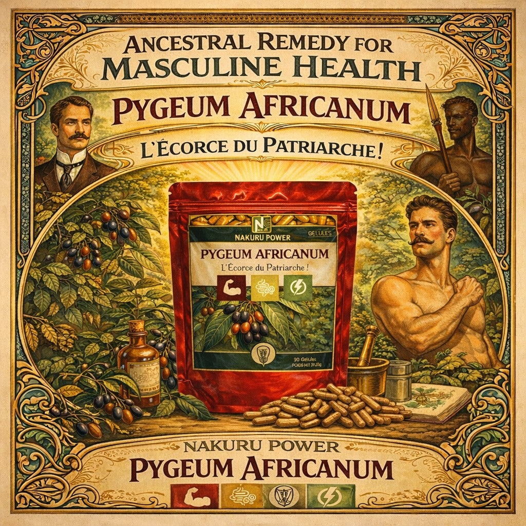 Pygeum Africanum | 90 Gélules | Gamme Power | Fabriqué en France | "L' Écorce du Patriarche !"