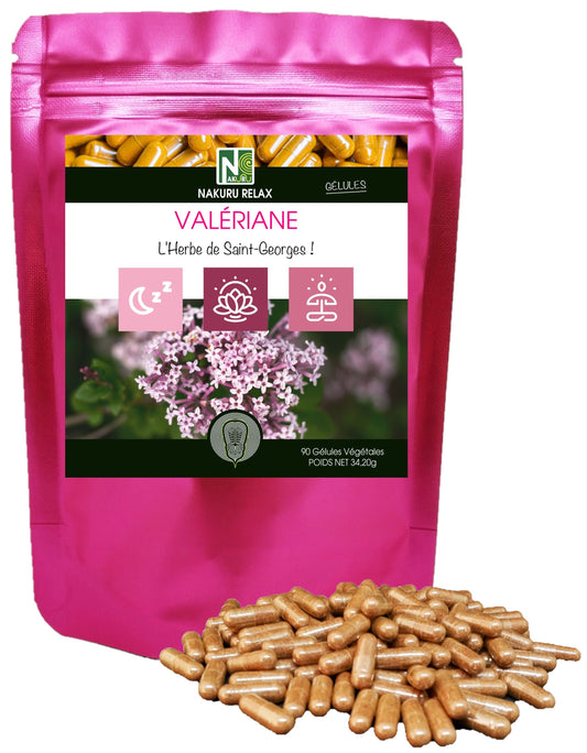Valériane | 90 Gélules Végétales | Gamme Relax | Fabriqué en France | "L'Herbe de Saint-Georges!"