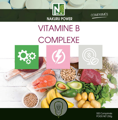 Vitamines B Complexe | 500 Comprimés | Gamme Power | Fabriqué en France