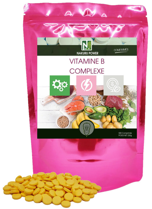 Vitamines B Complexe | 500 Comprimés | Gamme Power | Fabriqué en France