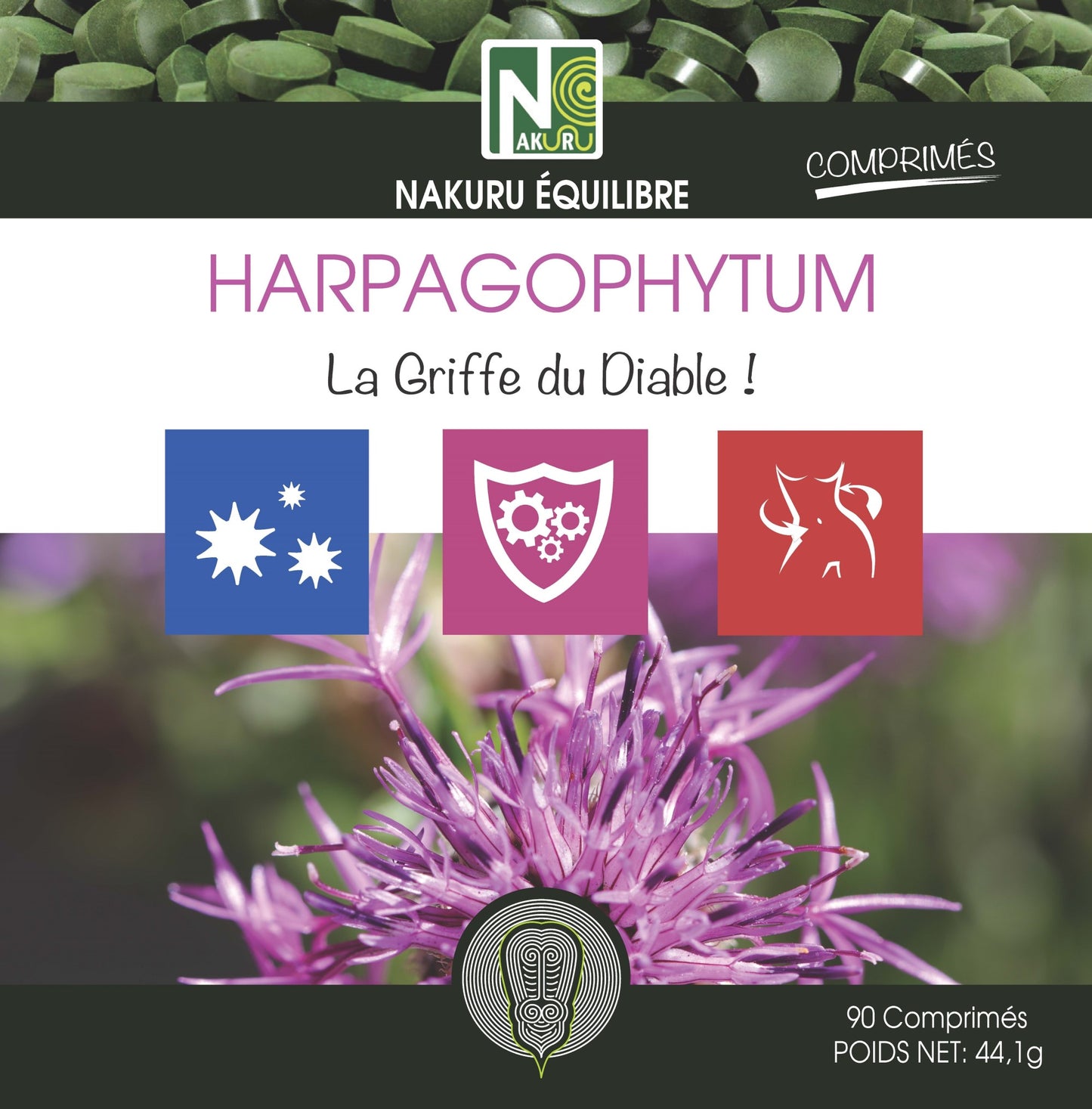 Harpagophytum | 90 Comprimés | Gamme Équilibre | Fabriqué en France | "La Griffe du Diable!"