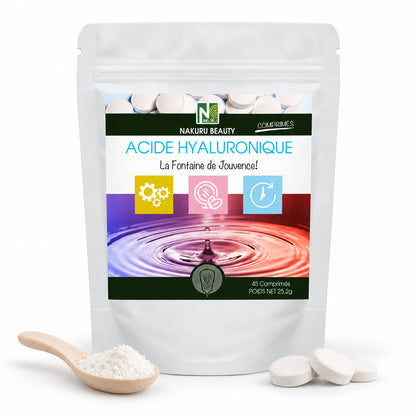 NAKURU Acide Hyaluronique — 45 comprimés — Packshot