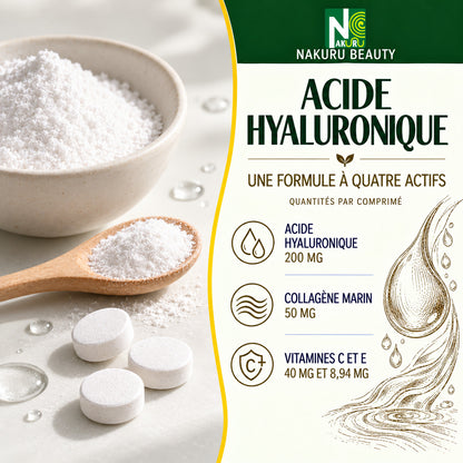 NAKURU Acide Hyaluronique — 45 comprimés — Présentation