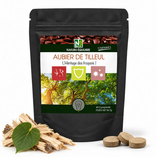 NAKURU Aubier de Tilleul — 90 comprimés — Packshot