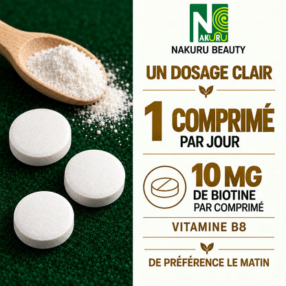 NAKURU Biotine — 500 comprimés — Dosage