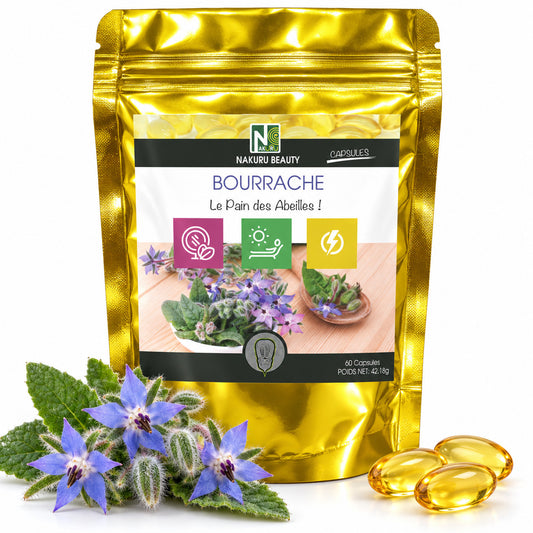 NAKURU Bourrache — 60 capsules — Packshot
