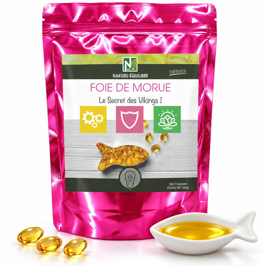 NAKURU Foie de Morue — 360 capsules — Packshot