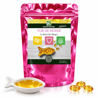NAKURU Foie de Morue — 90 capsules — Packshot