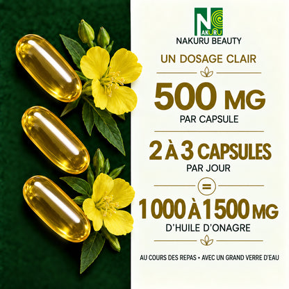 NAKURU Onagre — 60 capsules — Dosage