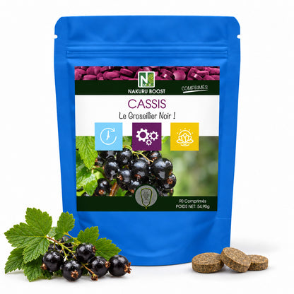 NAKURU Cassis — 90 comprimés — Packshot