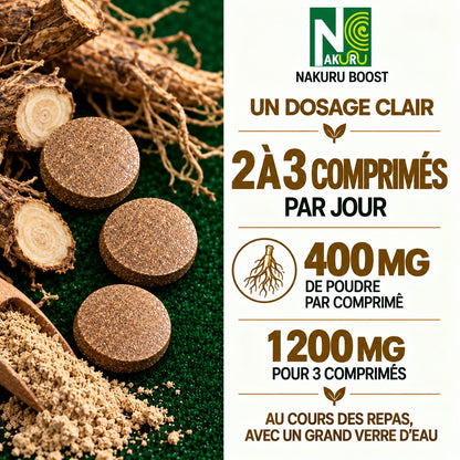 NAKURU Éleuthérocoque — 90 comprimés — Dosage