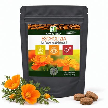 NAKURU Escholtzia — 90 comprimés — Packshot