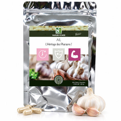 NAKURU Ail — 500 gélules — Packshot