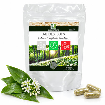 NAKURU Ail des Ours — 90 gélules — Packshot