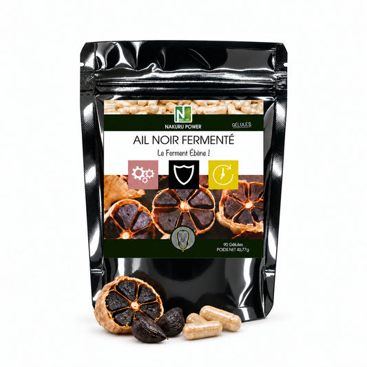 NAKURU Ail Noir Fermenté — 90 gélules — Packshot