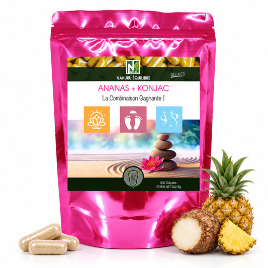 NAKURU Ananas + Konjac — 500 gélules — Packshot