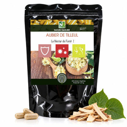 NAKURU Aubier de Tilleul — 500 gélules — Packshot