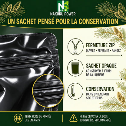 NAKURU Bourgeon de Pin — 500 gélules — Conservation