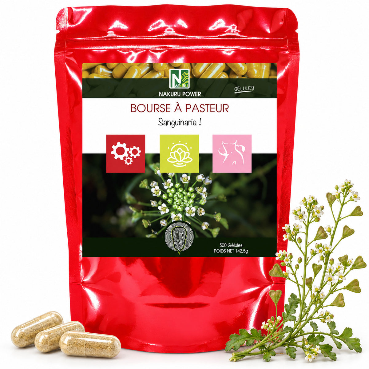 NAKURU Bourse à Pasteur — 500 gélules — Packshot