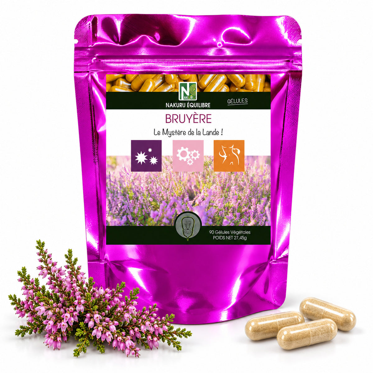 NAKURU Bruyère — 90 gélules — Packshot