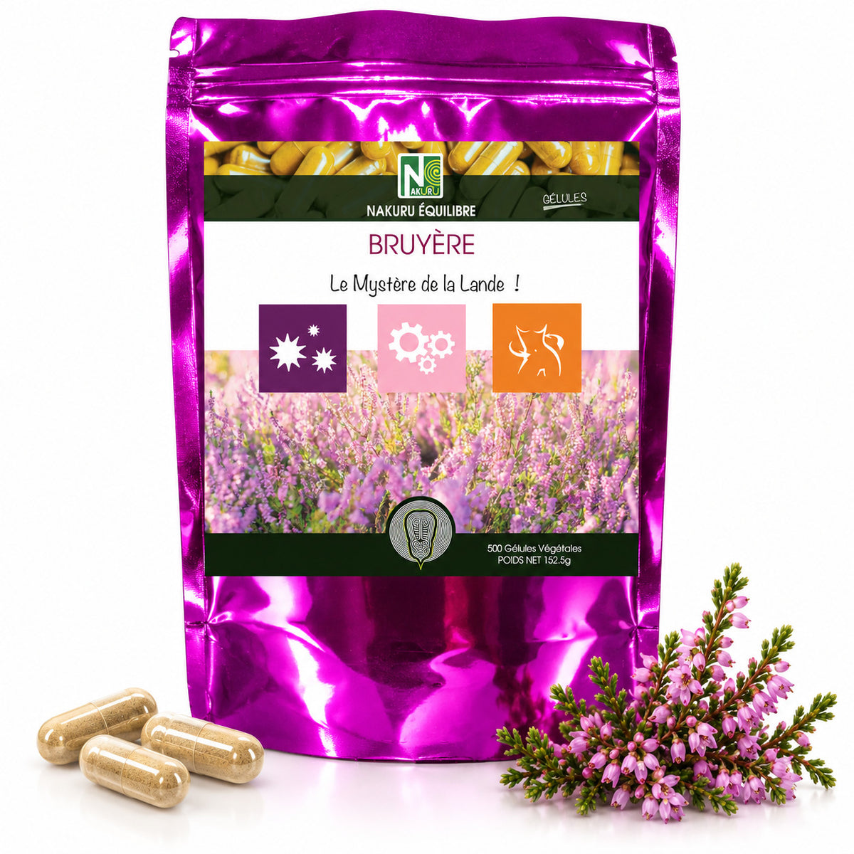 NAKURU Bruyère — 500 gélules — Packshot