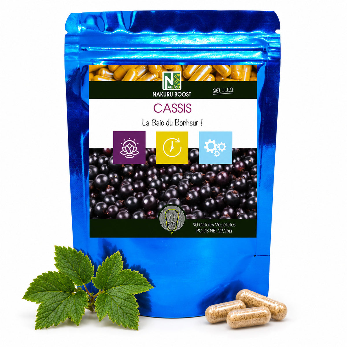NAKURU Cassis — 90 gélules — Packshot