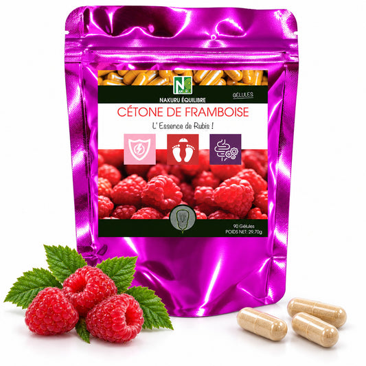 NAKURU Cétone de Framboise — 90 gélules — Packshot