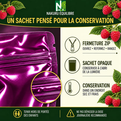 NAKURU Cétone de Framboise — 500 gélules — Conservation