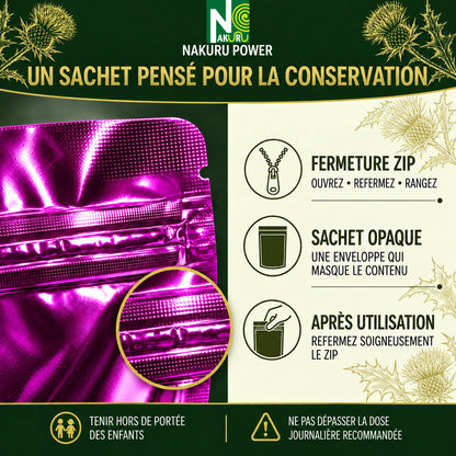 NAKURU Chardon Marie — 500 gélules — Conservation