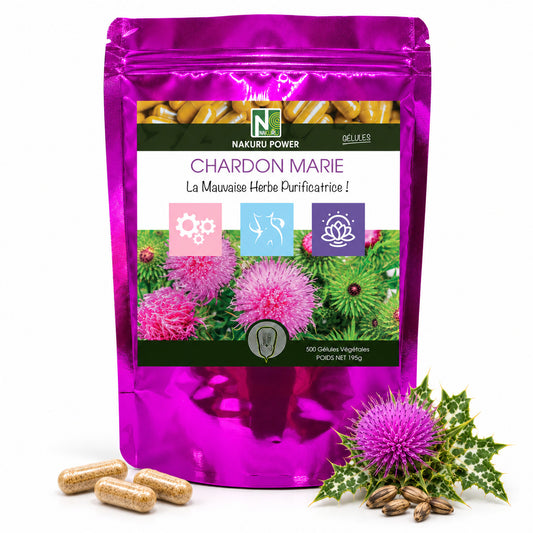 NAKURU Chardon Marie — 500 gélules — Packshot
