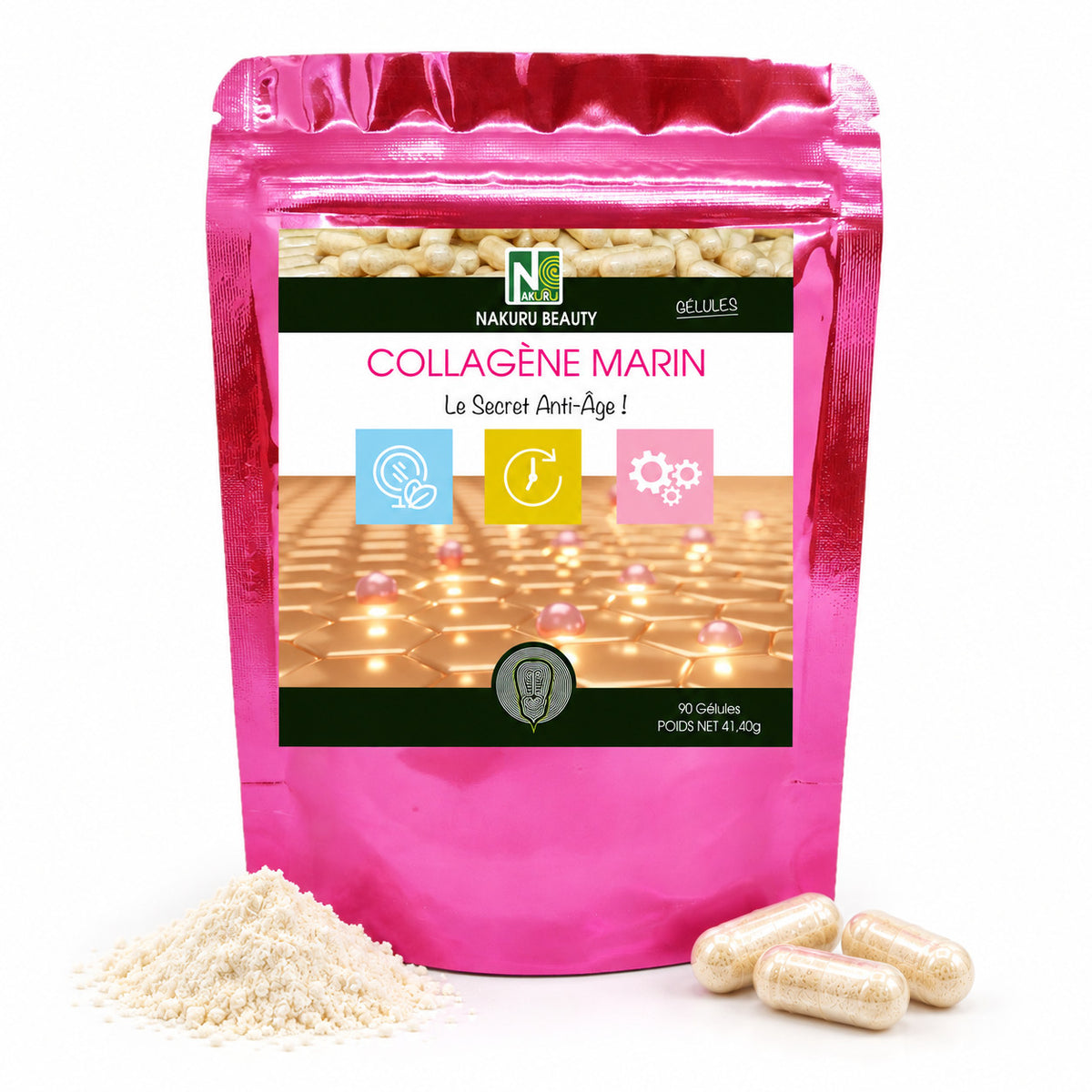 NAKURU Collagène — 90 gélules — Packshot