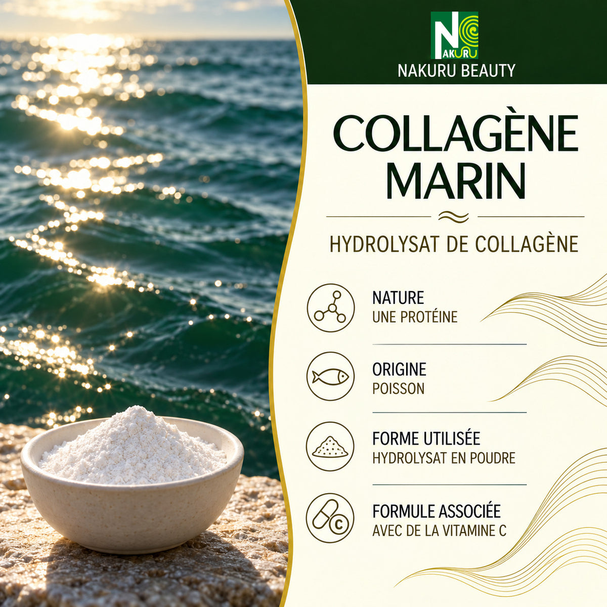NAKURU Collagène — 500 gélules — Présentation