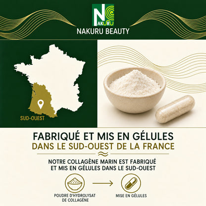 NAKURU Collagène — 500 gélules — Fabrication