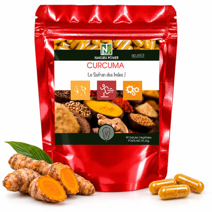 NAKURU Curcuma — 90 gélules — Packshot