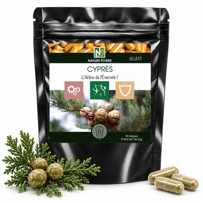NAKURU Cyprès — 90 gélules — Packshot