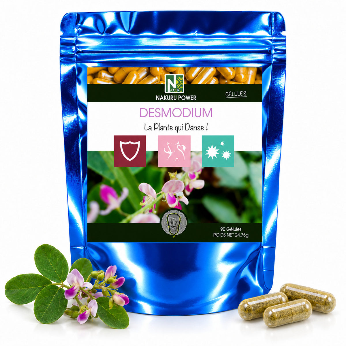 NAKURU Desmodium — 90 gélules — Packshot