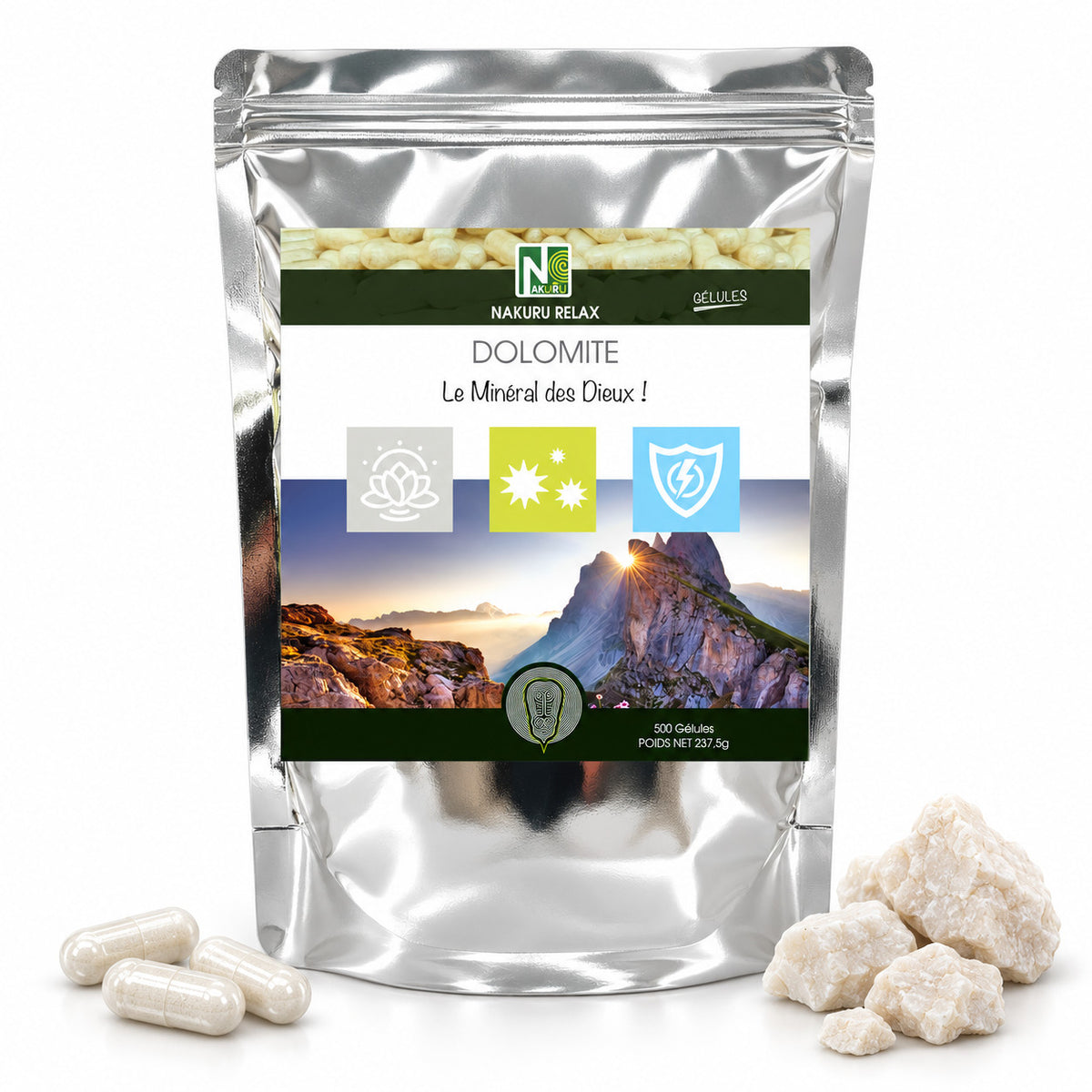 NAKURU Dolomite — 500 gélules — Packshot