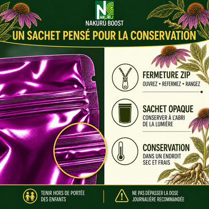 NAKURU Echinacéa — 500 gélules — Conservation