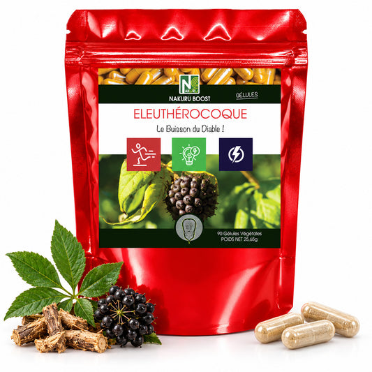 NAKURU Eleuthérocoque — 90 gélules — Packshot