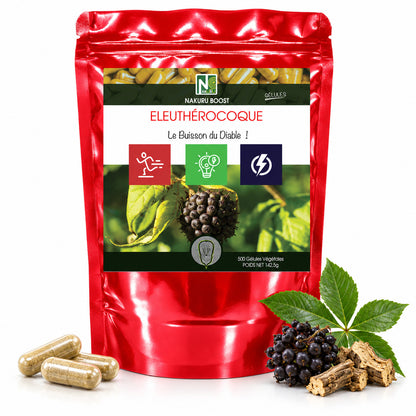 NAKURU Eleuthérocoque — 500 gélules — Packshot