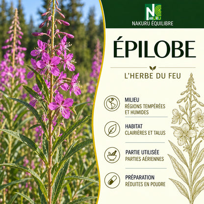 NAKURU Epilobe — 500 gélules — Présentation